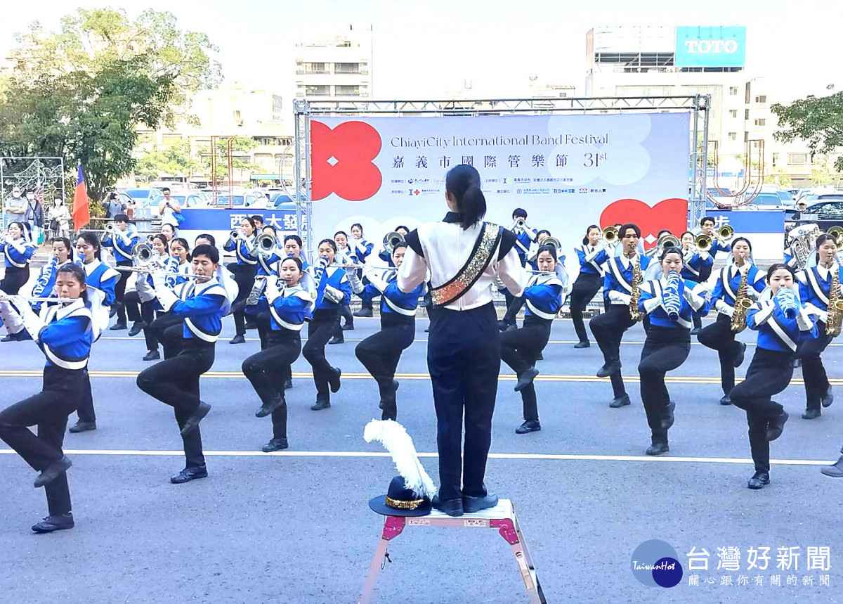 「日本瀧川第二高校吹奏樂部」安可加碼演出／陳致愷攝影