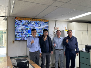 南投市監視器可是居民安全新利器。（記者扶小萍攝）