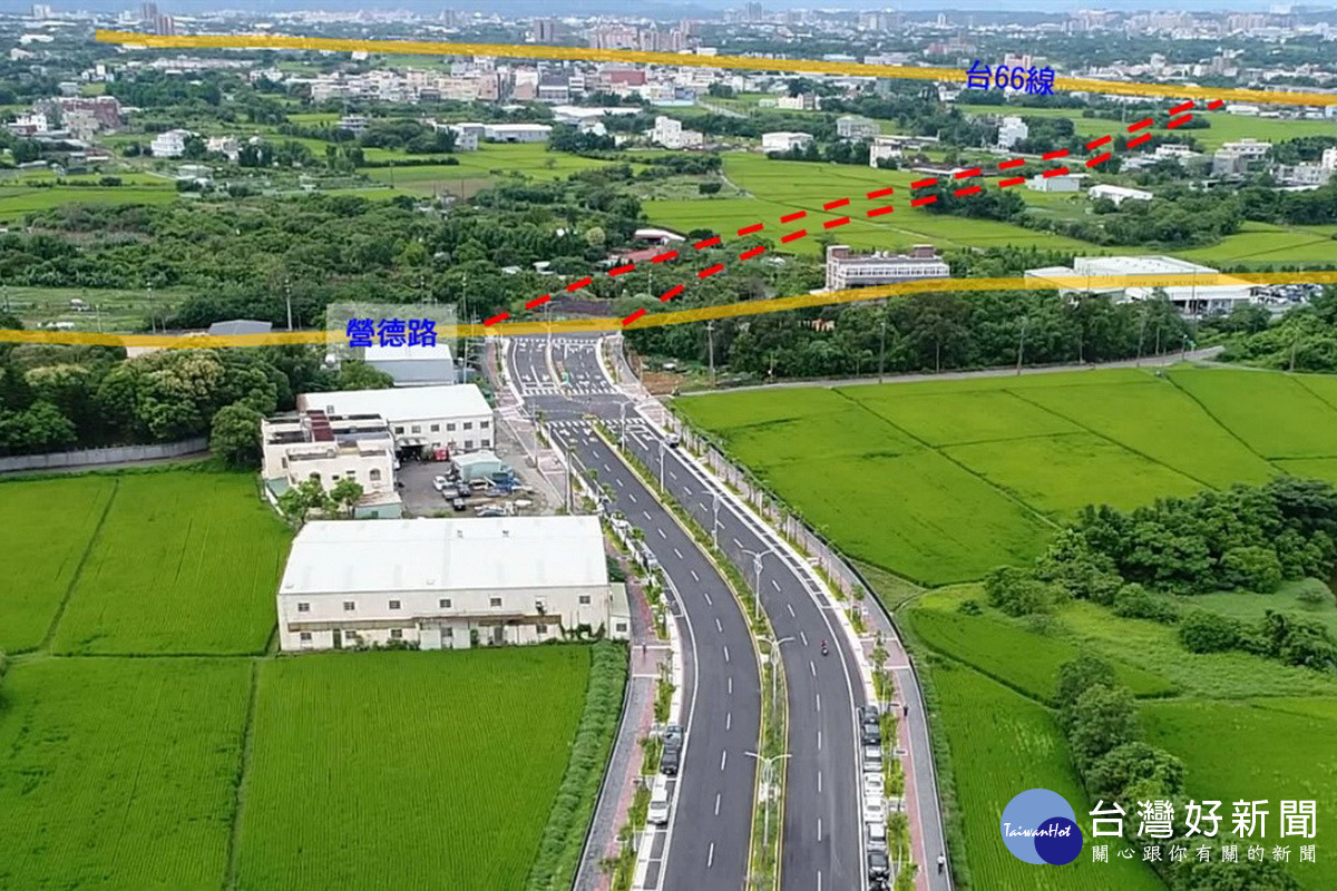 「龍慈路延伸至台66線道路新闢工程」預計115年完工。