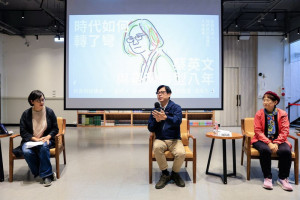 ▲陳其邁肯定蔡總統帶領國家航向世界、讓國家方向穩健發展。