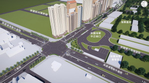 ▲介壽路模擬圖。