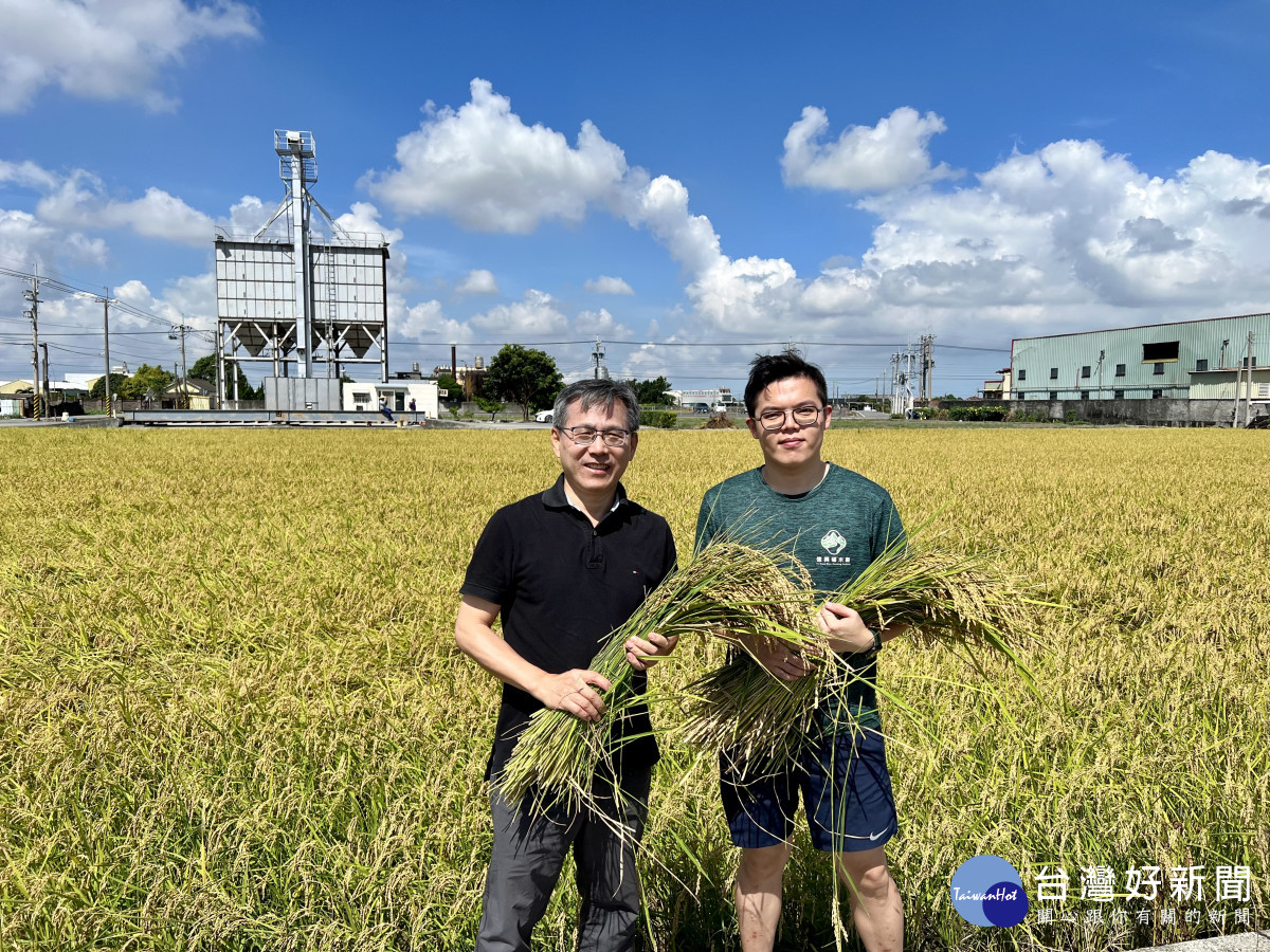 黃明發與產地合作生產台灣唯一低蛋白米