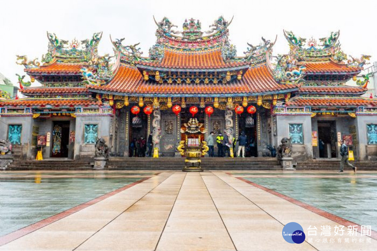桃園信仰中心「景福宮」。<br />
