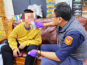 北港警協助弱勢男子平安返家／警方提供