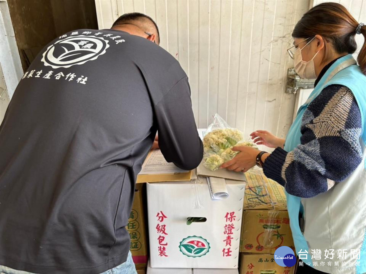 年前即集貨場抽驗。圖／彰化縣政府提供