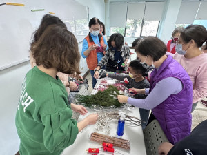 ▲鳳山長青學苑新春開運植栽課程。