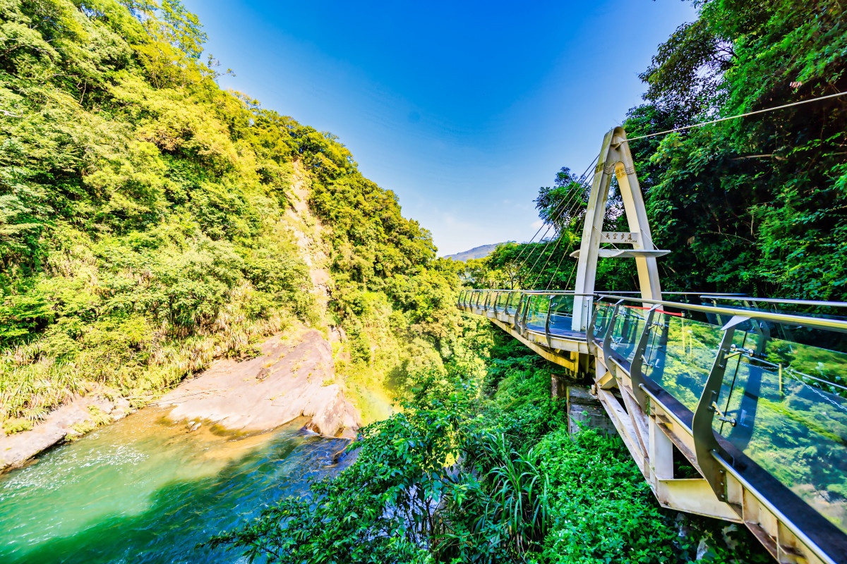 小烏來天空步道。