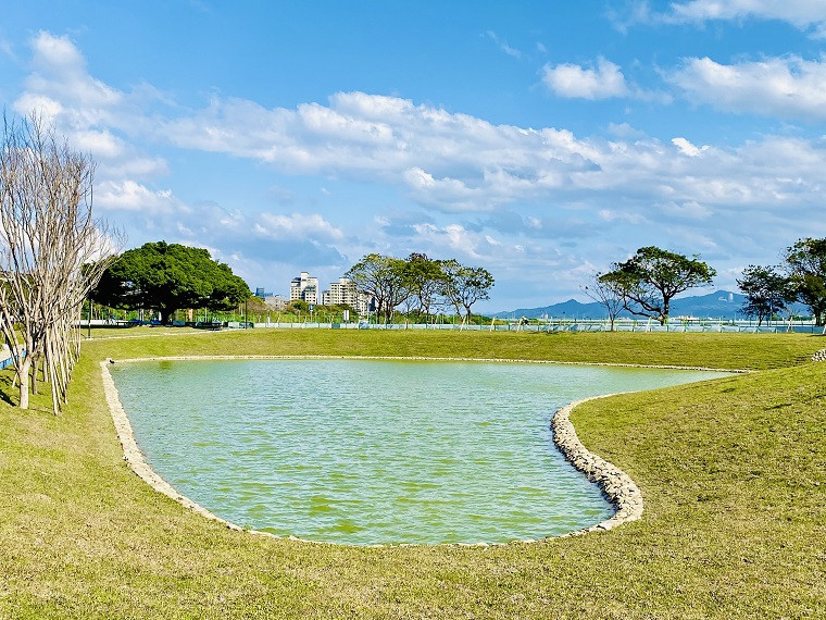 新北市柑園河濱公園（圖／水利署提供）