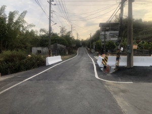 ▲高市仁武區仁水橋拓寬工程已完成通行。