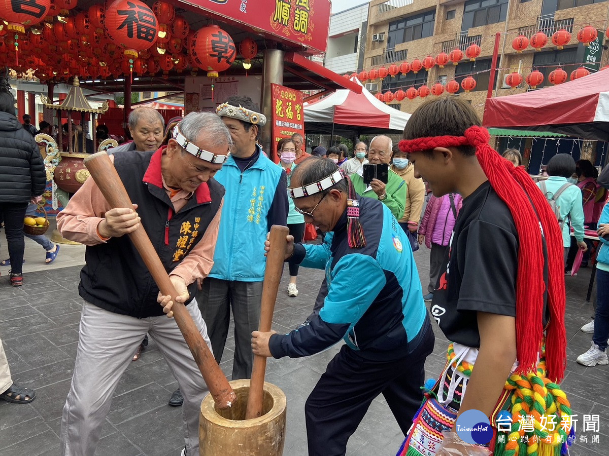 田中乾福宮歡慶土地公頭牙　辦理 幸福攏來-幸福「麻麻 」非你莫「糬」