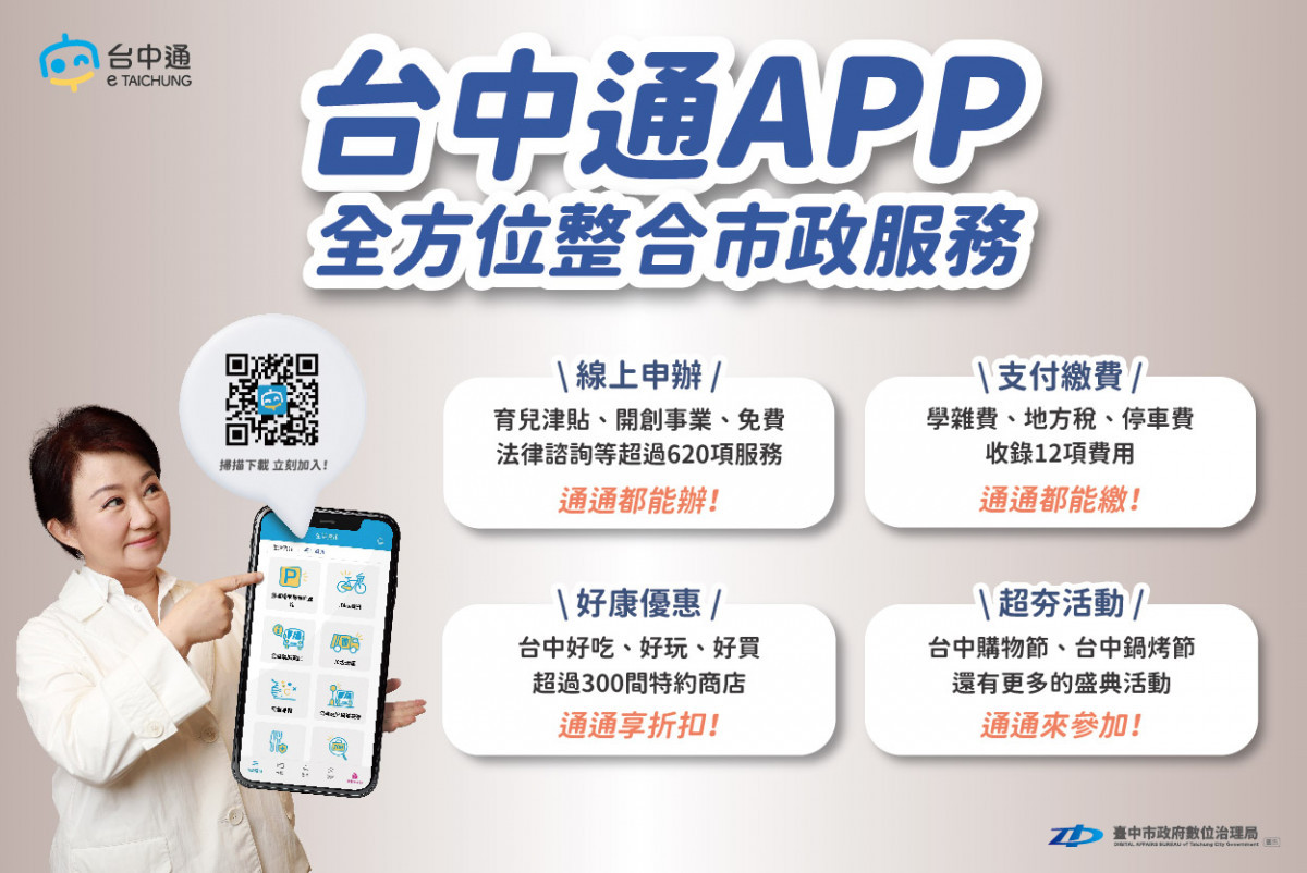 台中通APP 全方位整合市政服務