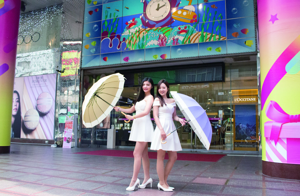 豐原太平洋百貨購物節-卡友禮16骨高級直傘。