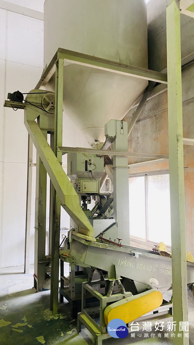 神岡區農會碾米機已建置超過20年，碎米比例偏高。
