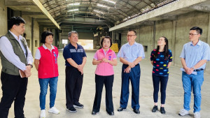 立委楊瓊瓔、台中市議員羅永珍邀請相關單位現勘神岡區農會公糧穀倉。