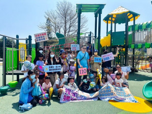 臺東警迎接兒童節到來　前進「台東兒童運動公園」宣導幼兒自我保護及識詐