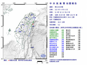 （圖／翻攝自中央氣象署）