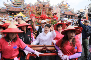 台中樂成宮「旱溪媽祖」起駕出巡