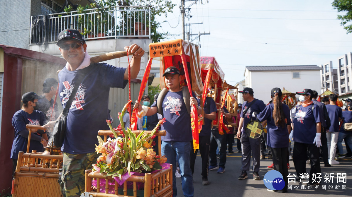 台中巧聖仙師文化祭登場　東勢祖廟三仙師繞境全台50天