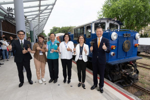 阿里山森林鐵路觀光列車「栩悅號」加入營運，即日起開放購票，5月24日正式啟航／陳致愷翻攝