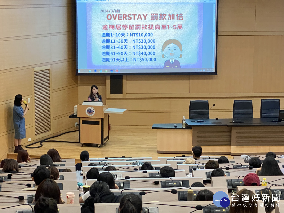 移民署行動列車前進銘傳大學　保障外籍生權益