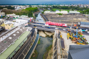 嘉義市通港橋改建工程順利趕在汛期前完工／嘉義市府提供