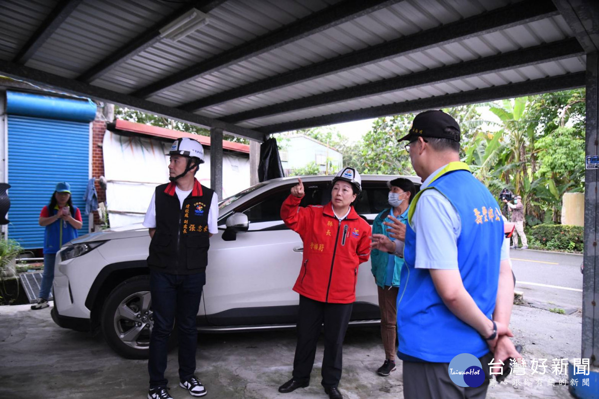 視察壽豐鄉多處場域災損狀況　徐榛蔚：全力協助鄉親度過難關