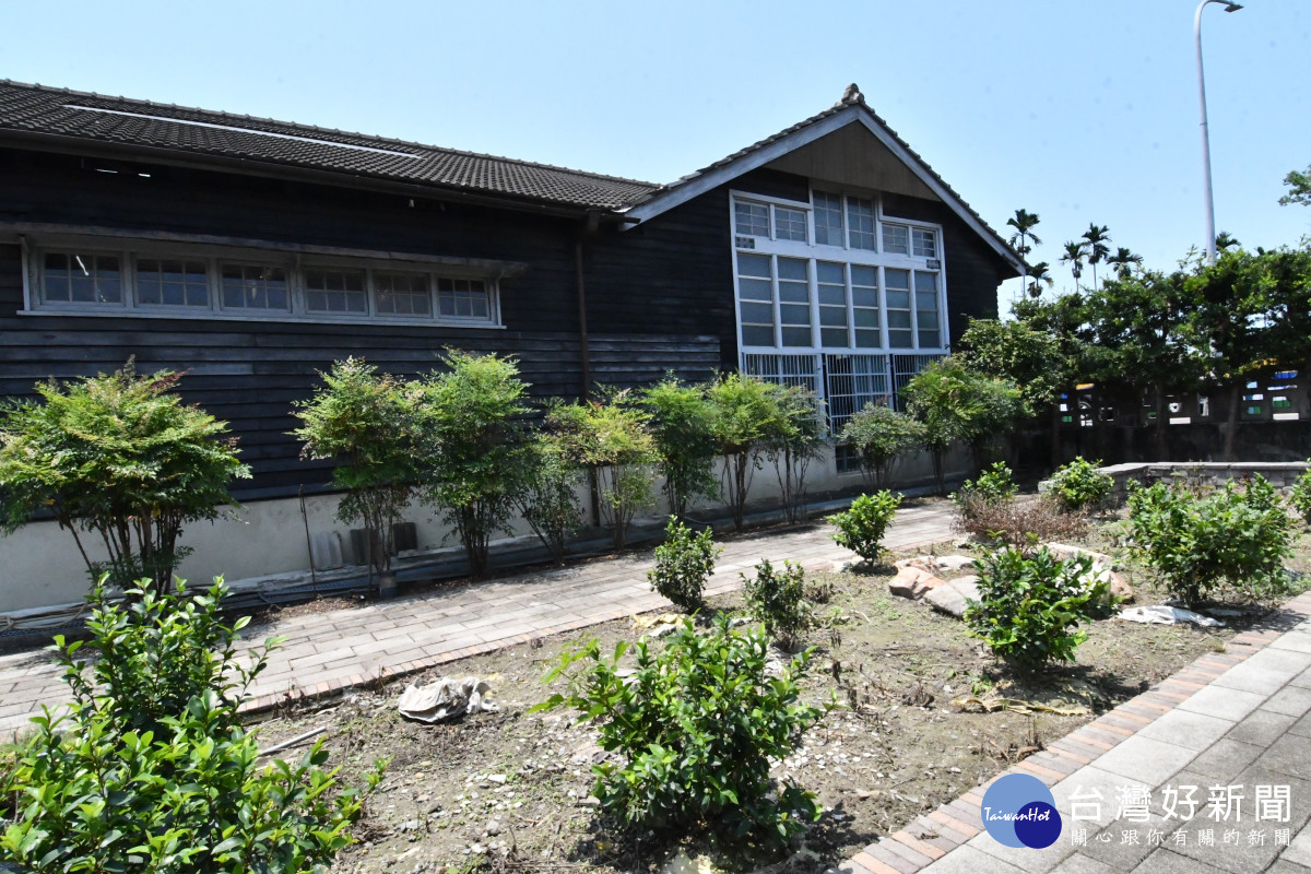 收納場主體建物(現作為田中老人會活動中心使用)外觀。圖／文化局提供