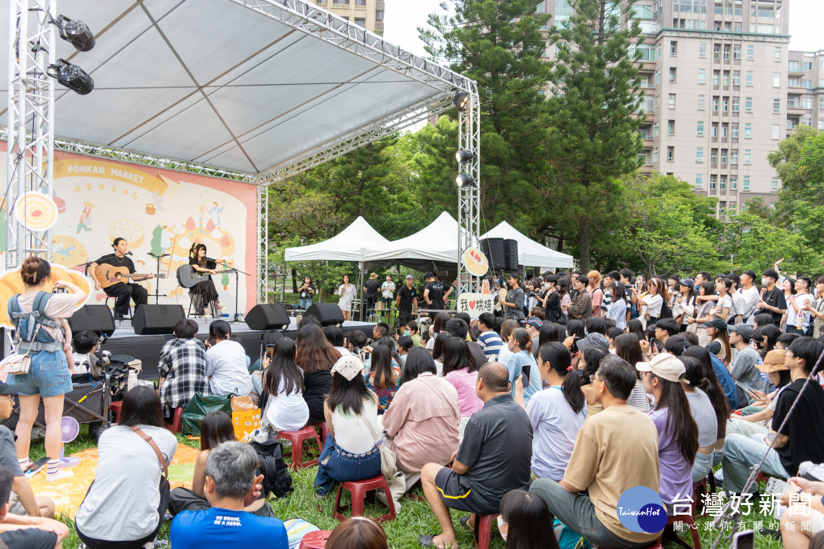 竹市「椪柑市集．烘焙百味」新竹公園登場。