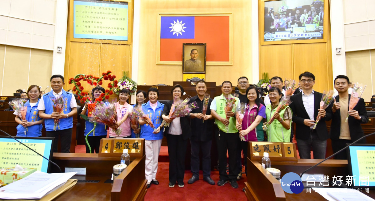 溫馨五月　彰化縣政府與縣議會共同行銷在地花卉