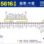 【5616A(B)】龍潭-中壢線(繞駛捷運老街溪站)」路線圖。
