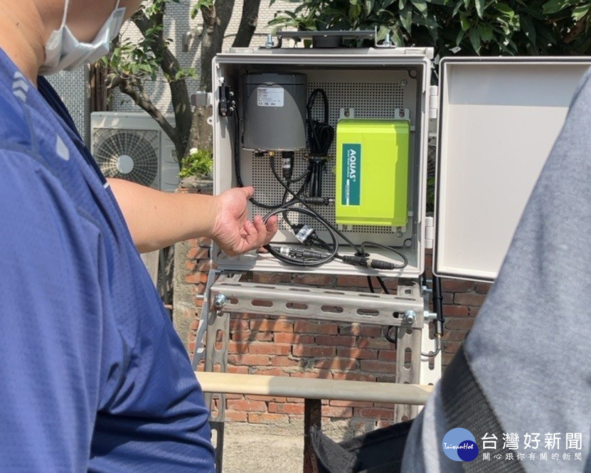 水質監測站。圖／彰化縣政府提供