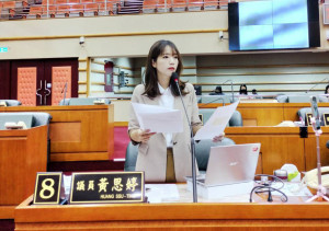 嘉義市議員黃思婷強調校園霸凌零容忍，不該拿數據與其他縣市相比／陳致愷翻攝