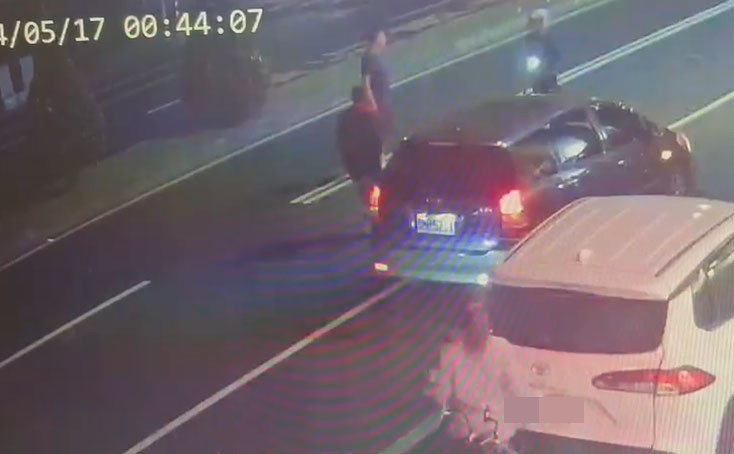 雙方行車糾紛後在KTV外理論，進而爆發肢體衝突／陳致愷翻攝