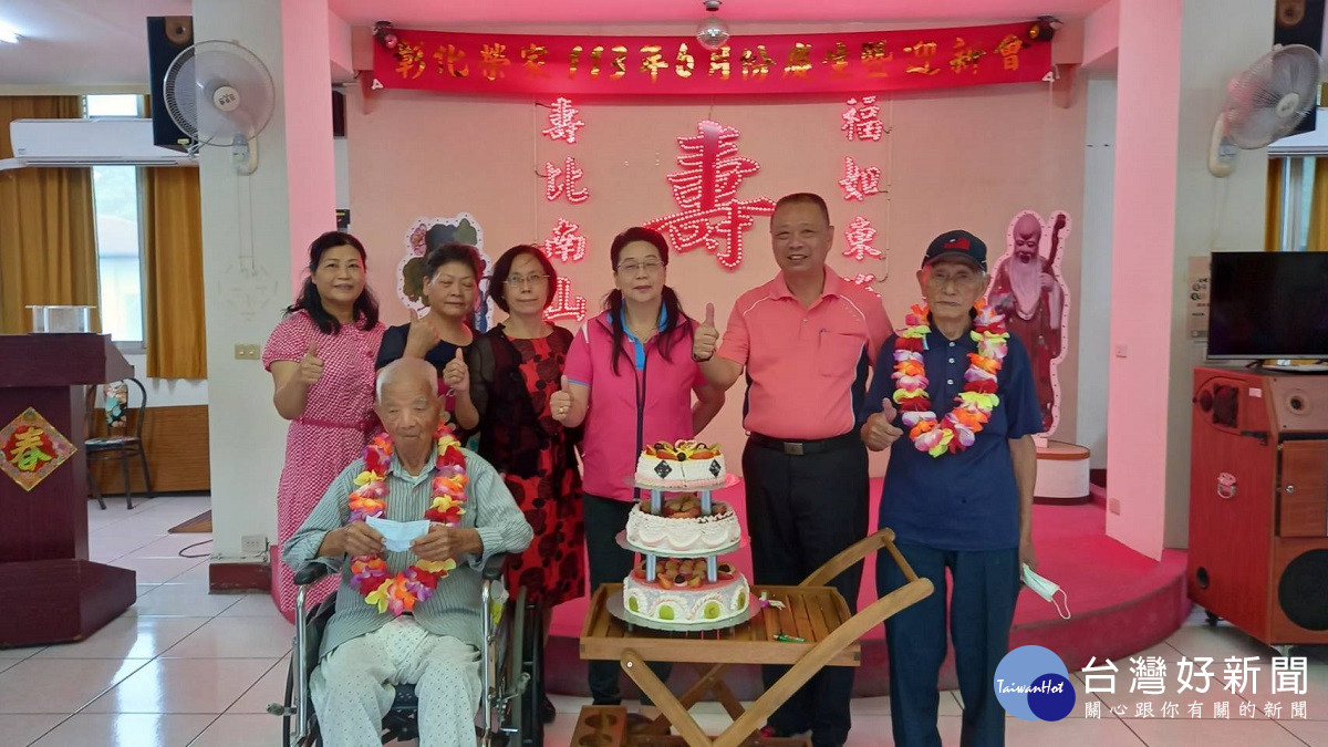 國彰志工端節贈桂圓糕　榮家長輩吃在嘴裡喜在心裡