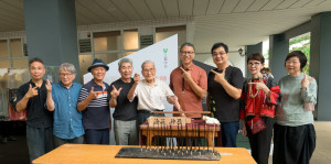 國立臺灣工藝中心邀集人間國寶藝師展演。（工藝中心提供）