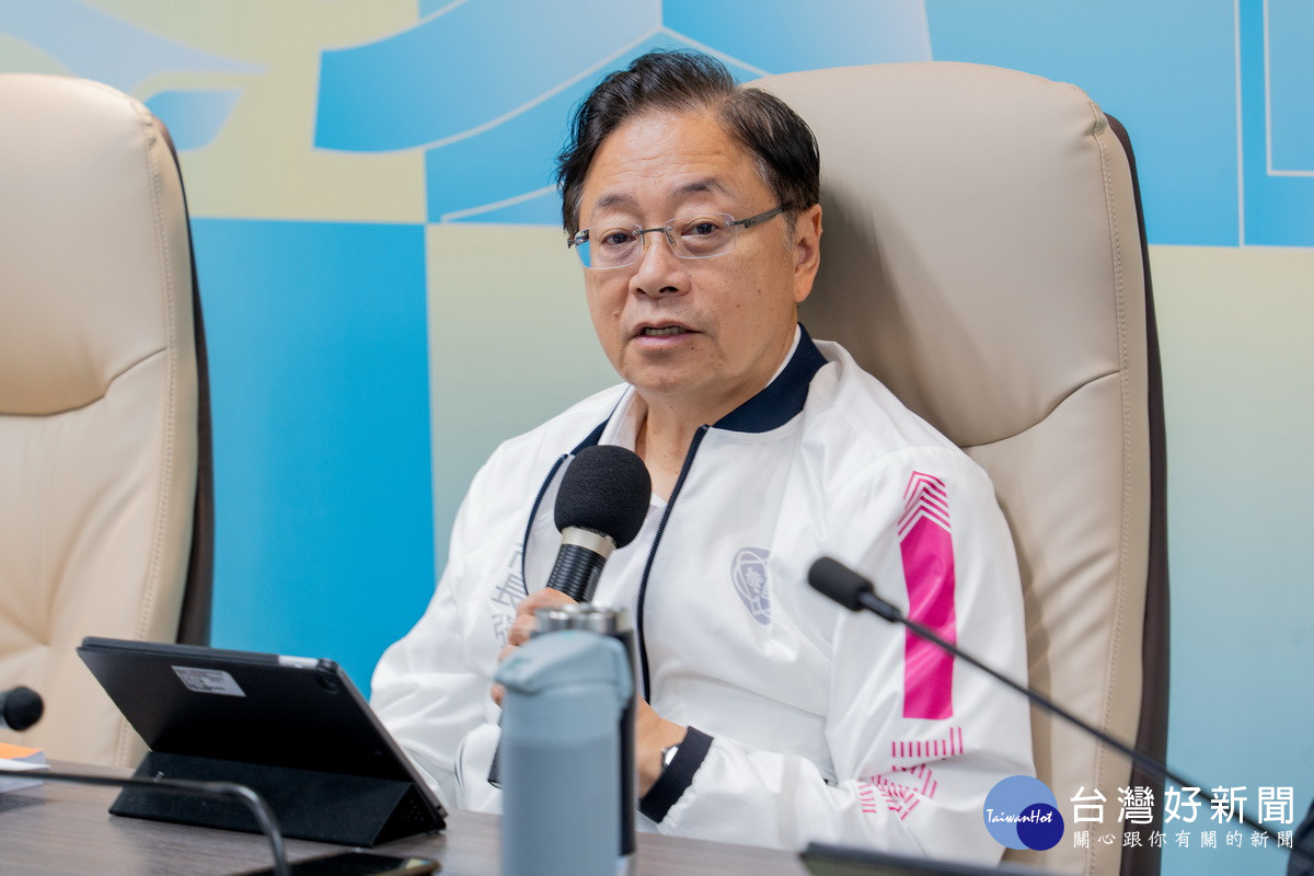 桃園市長張善政。<br />
