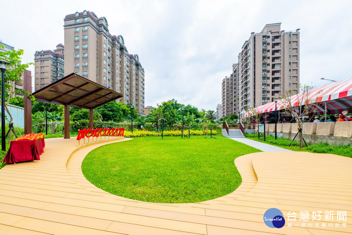 桃園區龍壽三角公園。<br />

