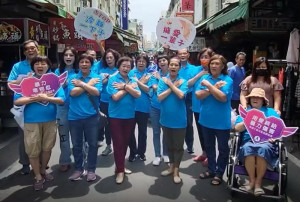 ▲高市府呼籲市民響應家暴防治活動。