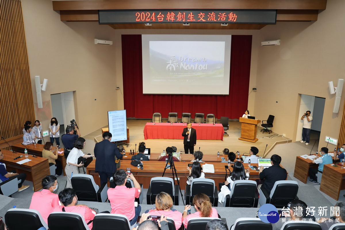 王副縣長指出台韓宜居市目標相同。（ 縣府提供）
