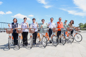 嘉義縣今(3)日正式啟用YouBike公共自行車／嘉義縣府提供