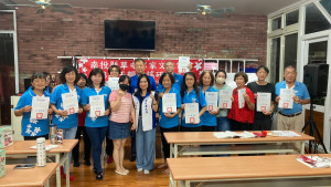 草屯生活客語研習班結業囉。（文化局提供）