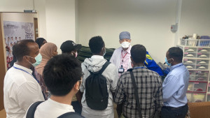 索馬利蘭醫護認識了解童綜合醫院國際轉送作業。