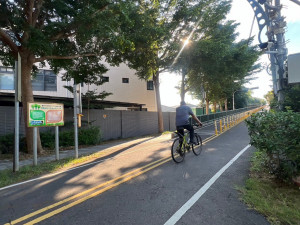 全長達13.1公里的「潭雅神綠園道」是潭雅神地區不少民眾日常休憩運動的最佳去。