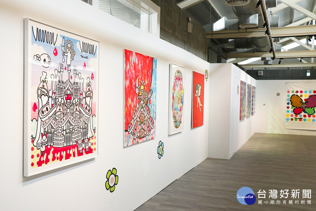 「有點萌的美術史—長尾智子臺灣首展」展區。