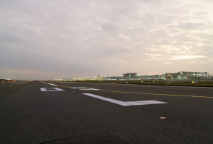 桃園國際機場05L跑道。（圖／桃園國際機場股份有限公司）