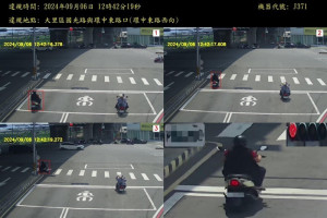 科技執法拍違規照片。林重鎣翻