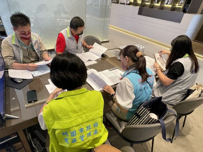 桃市府消保官公布轄內熱區預售屋查核，5建案不合格。<br />
