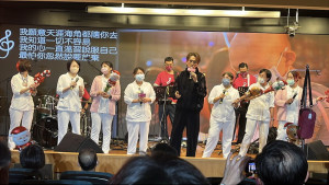 ▲美聲歌王林志炫精彩演出為更多癌友、家屬及醫護人員帶來溫暖的力量。