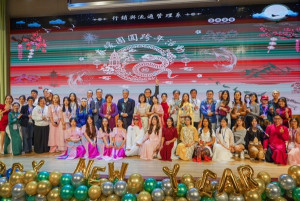 國際學生跨年活。林重鎣攝