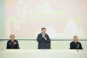 警察局春安慰勞議長致詞。